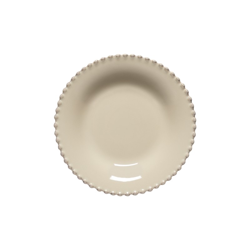 6 ASSIETTES CREUSES PEARL 61.3cl CREAM