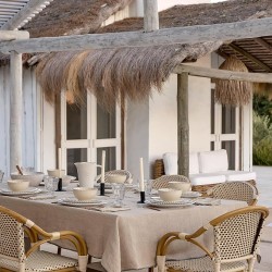 6 ASSIETTES SALADES/DESSERTS 22CM PEARL CREAM