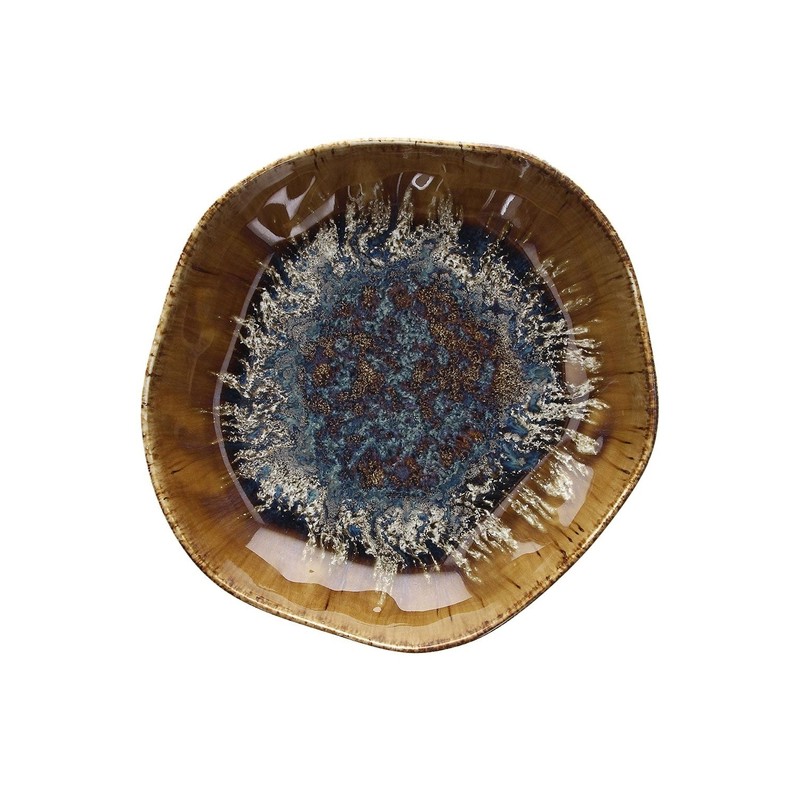 6 ASSIETTES CREUSES CM 24 REEF OYSTER