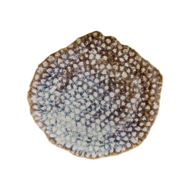 2 ASSIETTES PLATES CM32X30 REEF MARINE