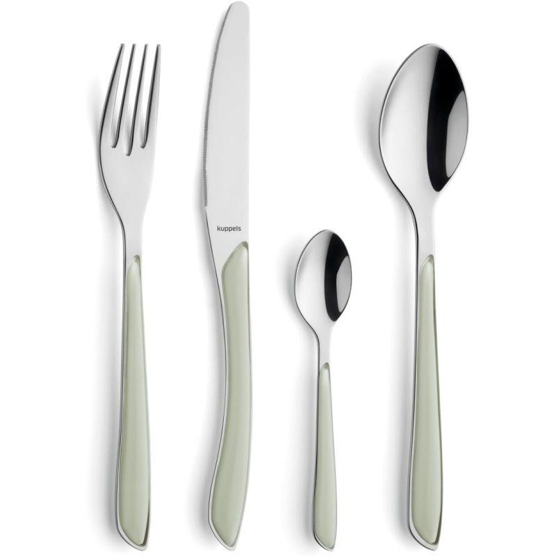 12 FOURCHETTES DE TABLE PRISMA AMANDE