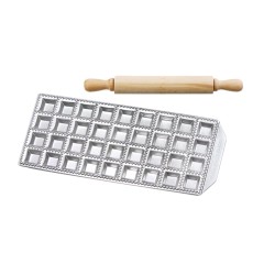 MOULE 36 RAVIOLIS 3,4X3,4 CM + ROULEAU
