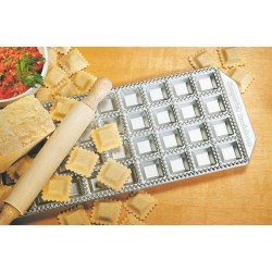 MOULE 36 RAVIOLIS 3,4X3,4 CM + ROULEAU