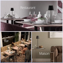 LAMPE LED FELINE - NOIRE