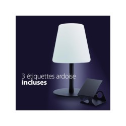 LAMPE DE TABLE AVEC ARDOISE