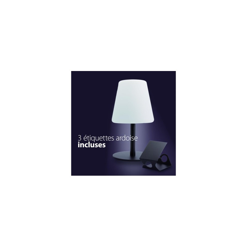 LAMPE DE TABLE AVEC ARDOISE