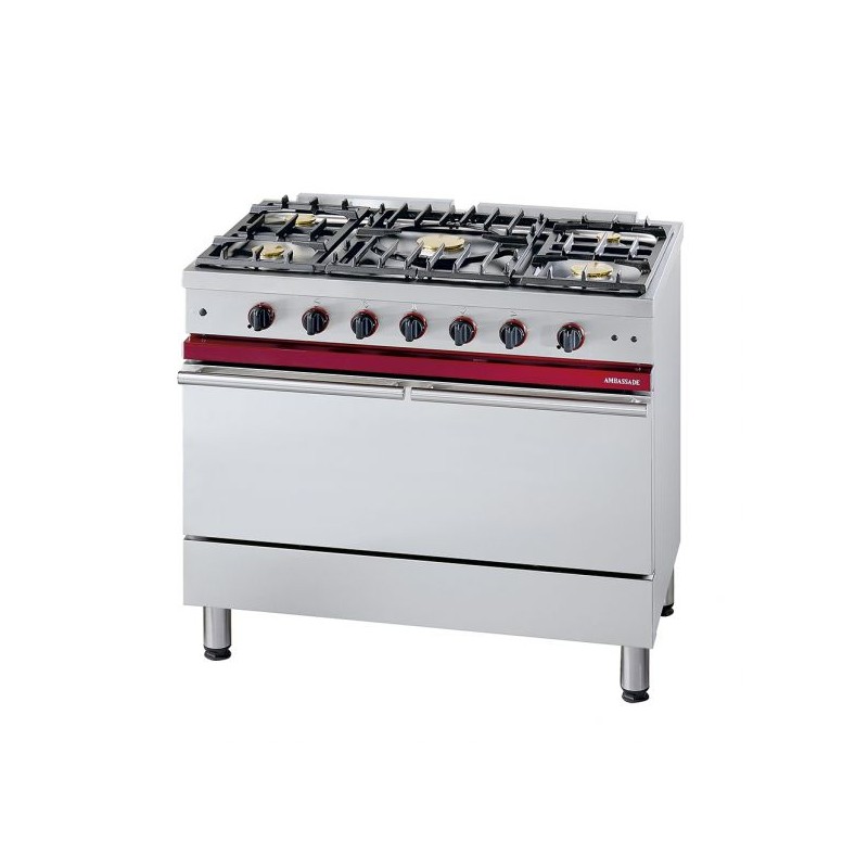 FOURNEAU 5 FEUX VIFS/ FOUR GAZ