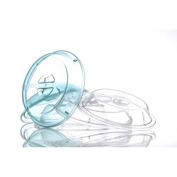 Cloche ronde copolyester  diamètre 23.8X4.5cm