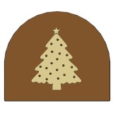 PLAQUE EMBOUT DE BUCHE SAPIN