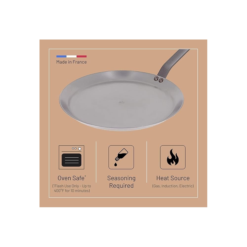 POELE A CREPE MINERAL B ELEMENT 30CM DEBUYER