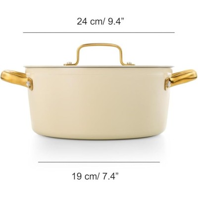 FAITOUT ANTIADHESIF 24 CM SAMOA ICONIC BEIGE/OR