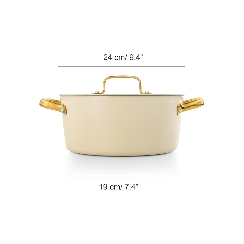 FAITOUT ANTIADHESIF 24 CM SAMOA ICONIC BEIGE/OR