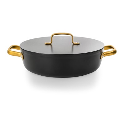 SAUTOIR ANTIADHESIF 28 CM SAMOA ICONIC NOIR/OR