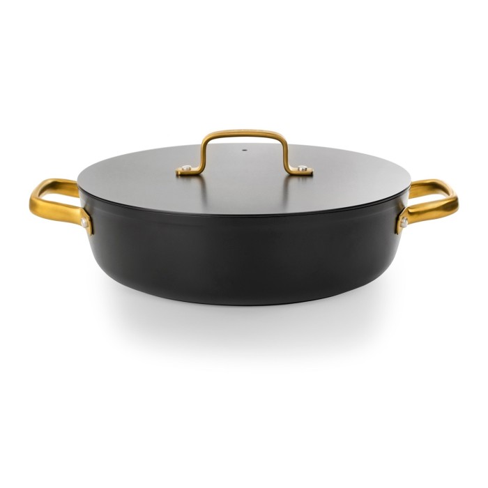 SAUTOIR ANTIADHESIF 28 CM SAMOA ICONIC NOIR/OR