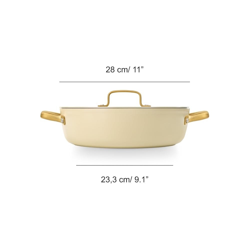 SAUTOIR ANTIADHESIF 28 CM SAMOA ICONIC BEIGE/ OR