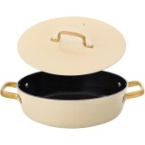 SAUTOIR ANTIADHESIF 28 CM SAMOA ICONIC BEIGE/ OR