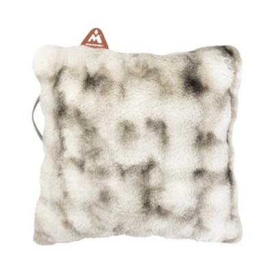 COUSSIN CHAUFFANT FOURRURE LYNX AVEC INSERT INCLUS