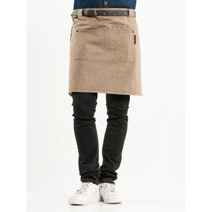 TABLIER VALET FORENE MUD DENIM-BIB APRON W70-L90 CM