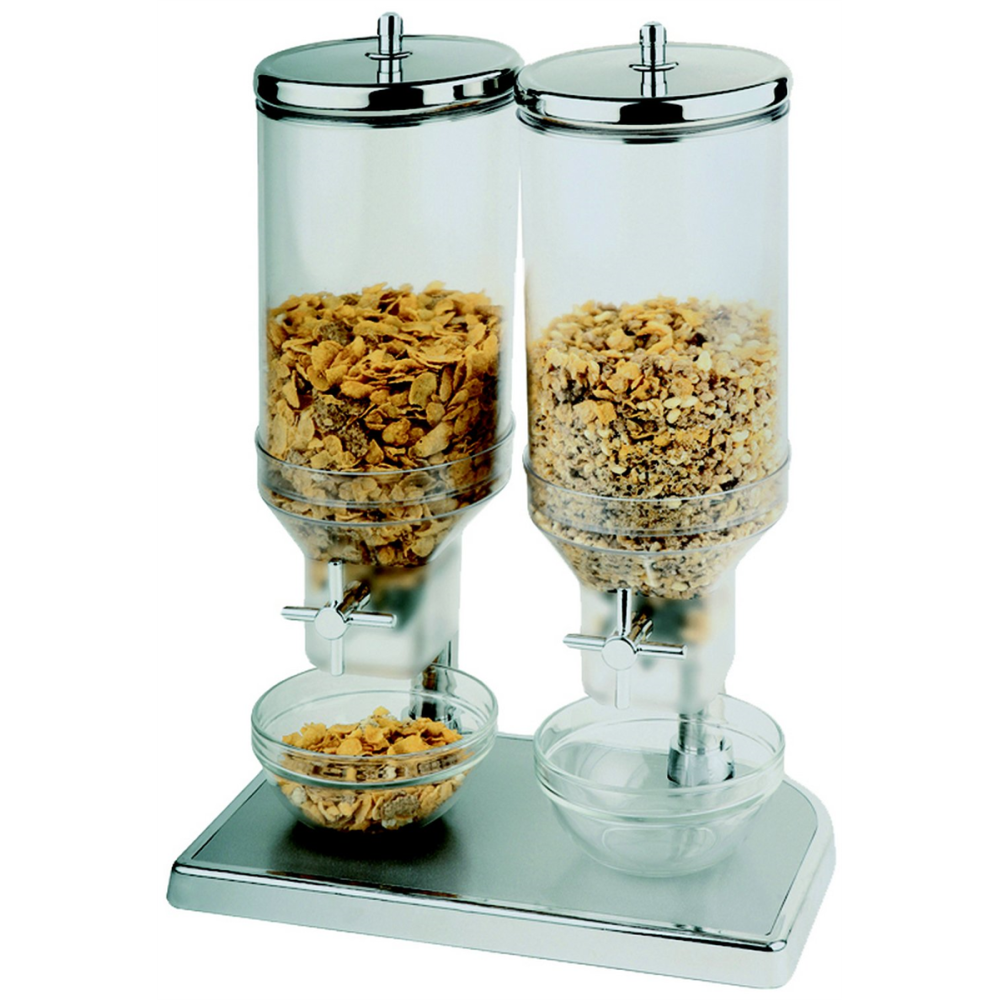 DISTRIBUTEUR CEREALES DOUBLE 2 X 4.5 LITRES