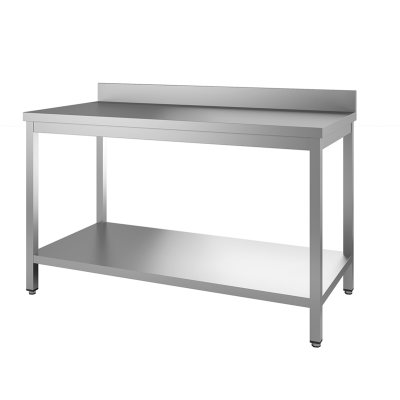 TABLE ADOSSEE 1600X700X850/900 AVEC ETAGERE