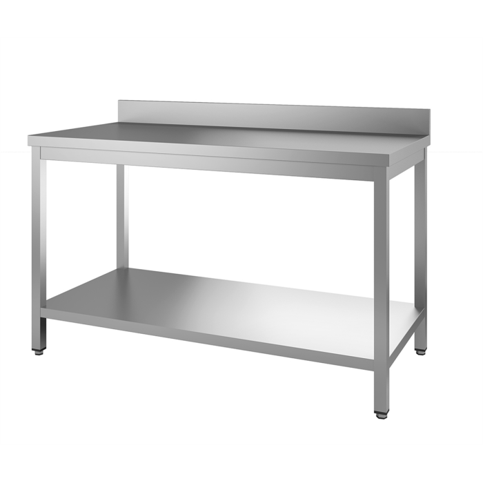 TABLE ADOSSEE 1600X700X850/900 AVEC ETAGERE