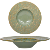 6 ASSIETTES A PATES SAGE SNELL 27 CM