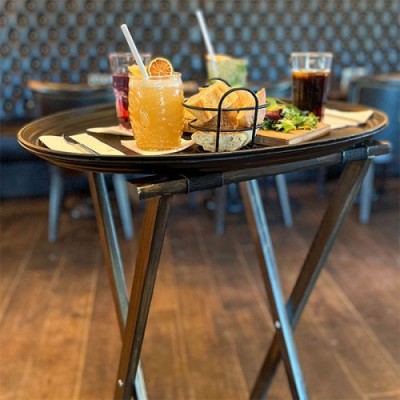 POSE PLATEAU BOIS PLIANT