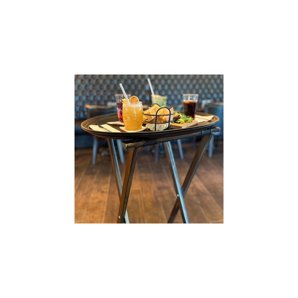 POSE PLATEAU BOIS PLIANT