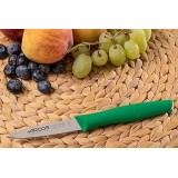 Couteau office manche polypropyléne vert-8.5 cm