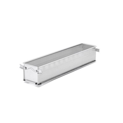 MOULE INOX GÉOFORME PERFORÉ PLIABLE 48x9x8,5 CM