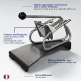 Coupe - frites professionnel sur socle époxy - couteau étamé + poussoir 10 mm