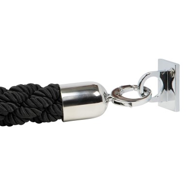 ACCROCHE MURALE CHROME SECURIT POUR CORDE CLASSIQUE