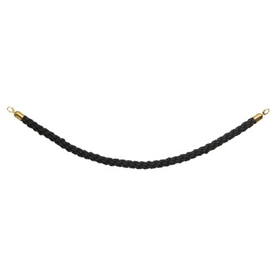 CORDE TRESSEE POUR POTEAU CLASSIQUE SECURIT 150CM CORDE NOIRE