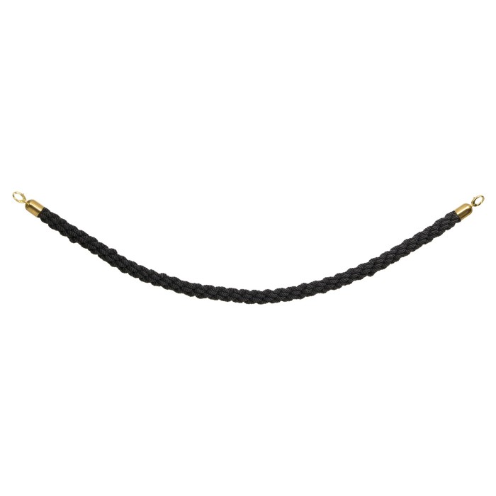 CORDE TRESSEE POUR POTEAU CLASSIQUE SECURIT 150CM CORDE NOIRE