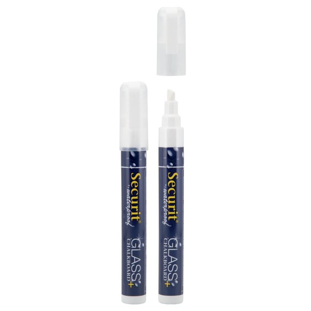 FEUTRE-CRAIE WATERPROOF BLANC LOT DE 2