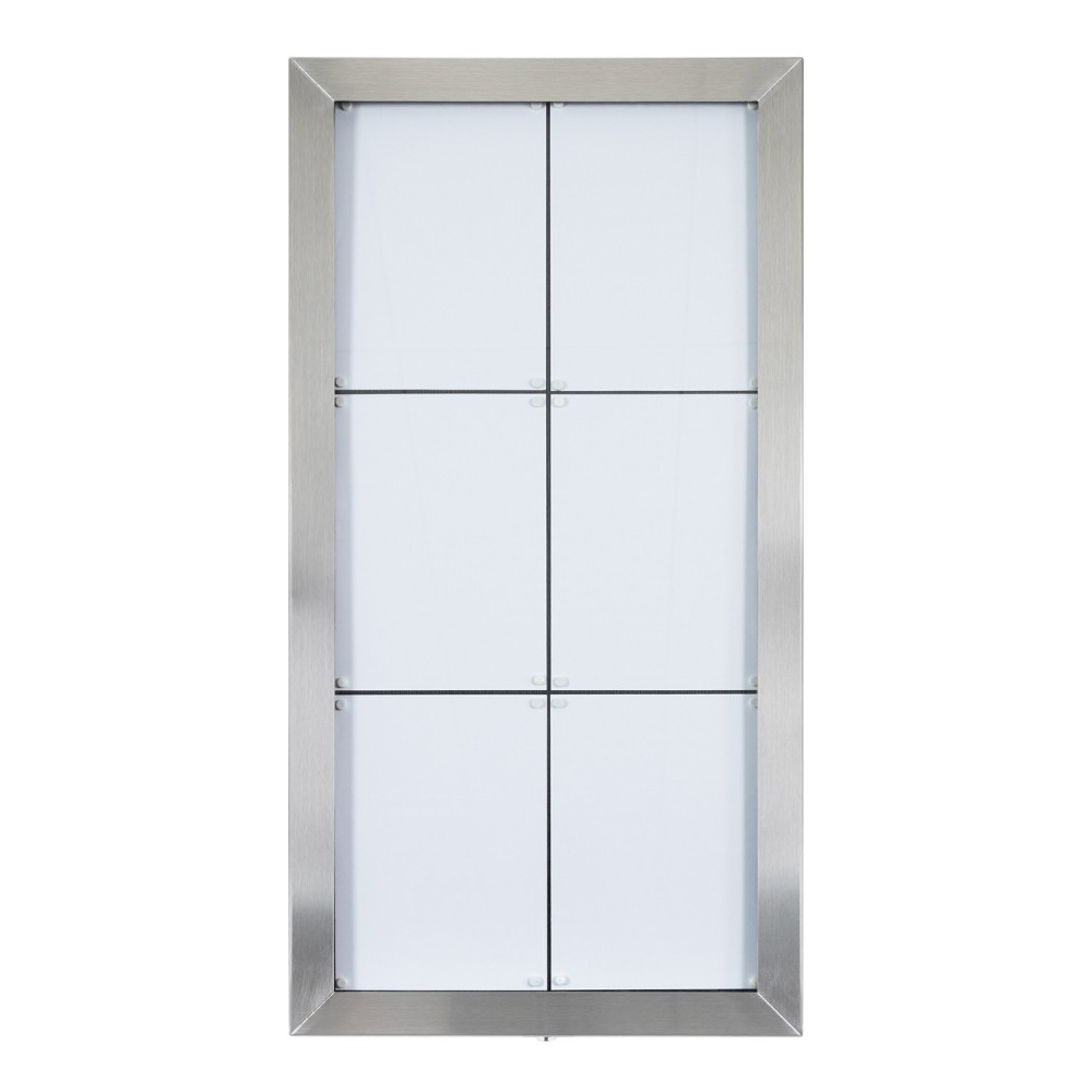 PORTE-MENUS LED COLOREES SECURIT