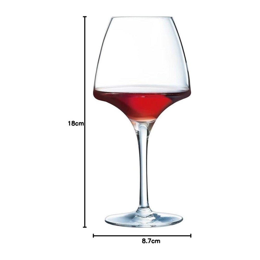 6 VERRES A VIN 32CL OPEN'UP