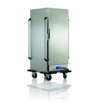 ARMOIRE DE TRANSFERT CHAUD GN 2/1 AVEC HUMIDIFICATEUR 15 NIVEAUX