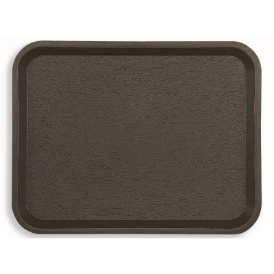 PLATEAU FAST FOOD MARRON 35 X 27,2 CM