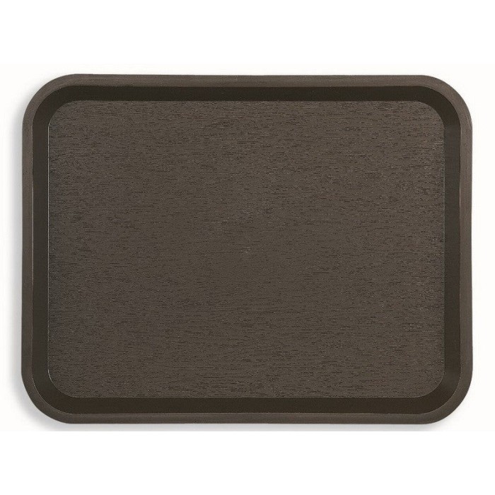 PLATEAU FAST FOOD MARRON 35 X 27,2 CM