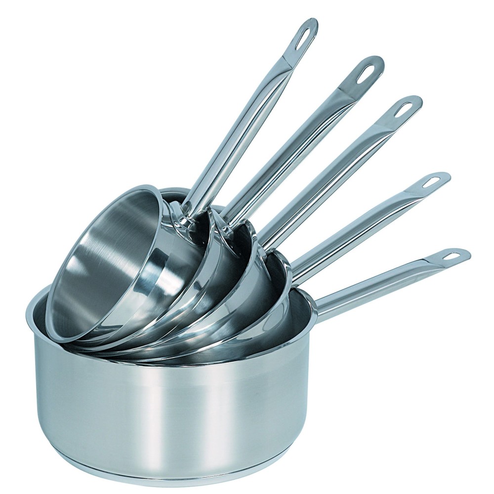 LOT DE 5 CASSEROLES DIAMETRE/16/18/20/24