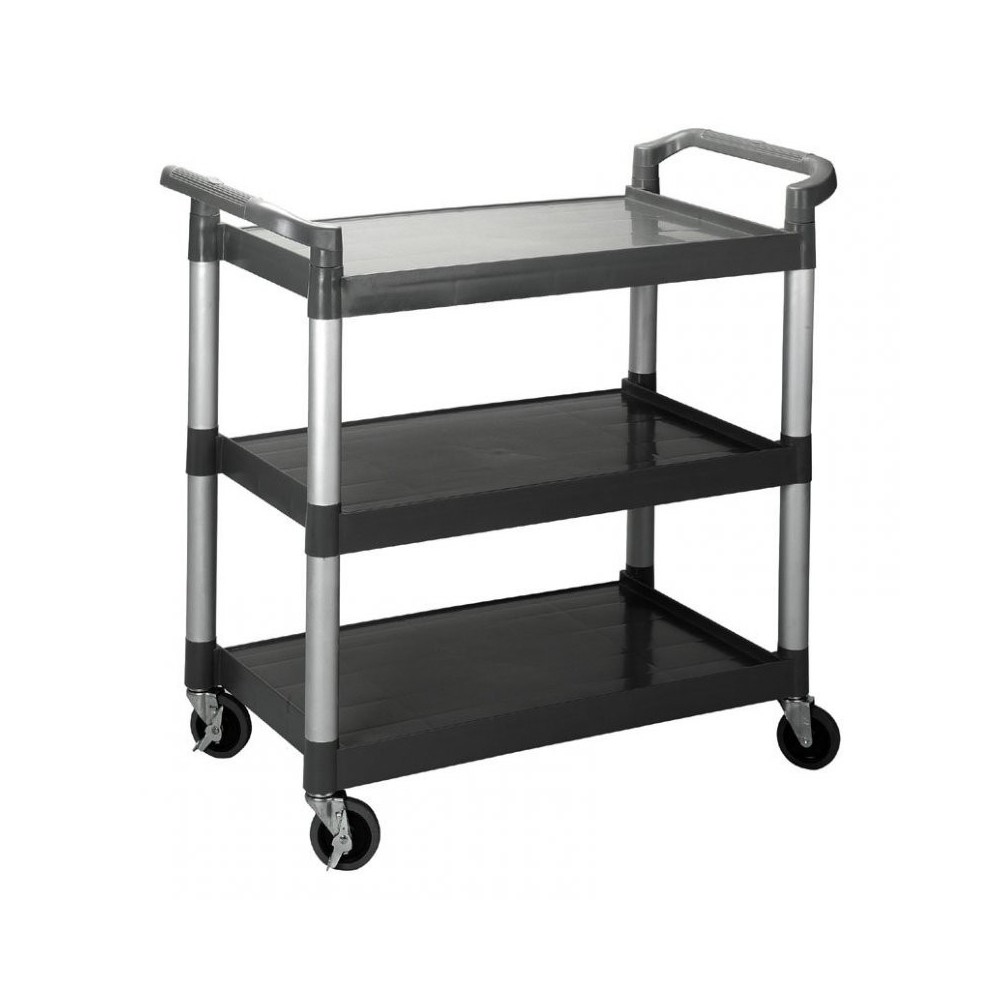 CHARIOT DE SERVICE AVEC 3 PLATEAUX
