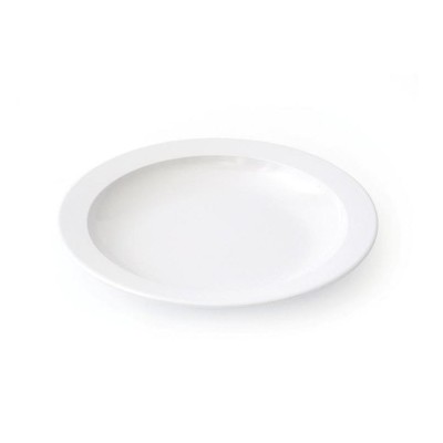 ASSIETTE CREUSE 20,5 CM MELAMINE BL ANCHE