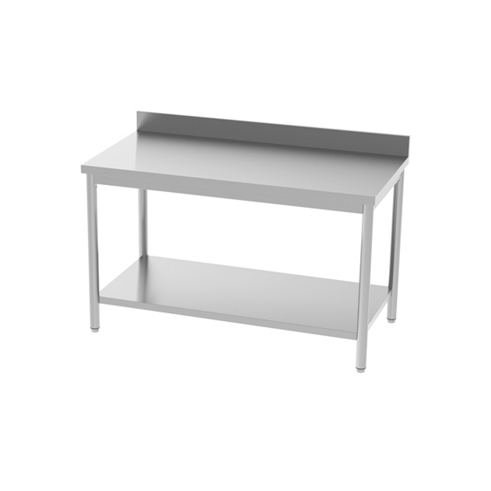 TABLE AVEC DOSSERET ET ETAGERE BASSE