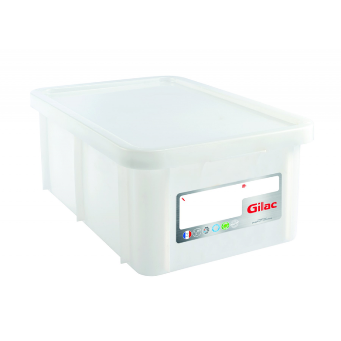 BAC RECTANGULAIRE 35L+COUVERCLE BLANC HACCP