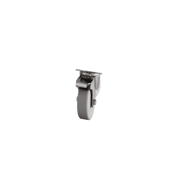 KIT 4 ROULETTES INOX POUR TABLE PIED CARRES