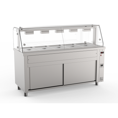 MEUBLE BAIN MARIE INOMAK 5  BACS GN1/1