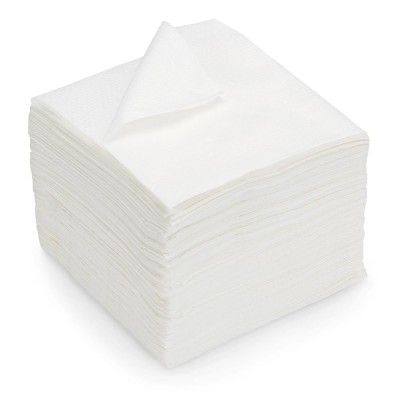 5000 SERVIETTES OUATE BLANCHES 1 PLI 30X30