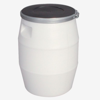 FUT 50L + GENOUILLERE METAL + COUVERCLE NOIR