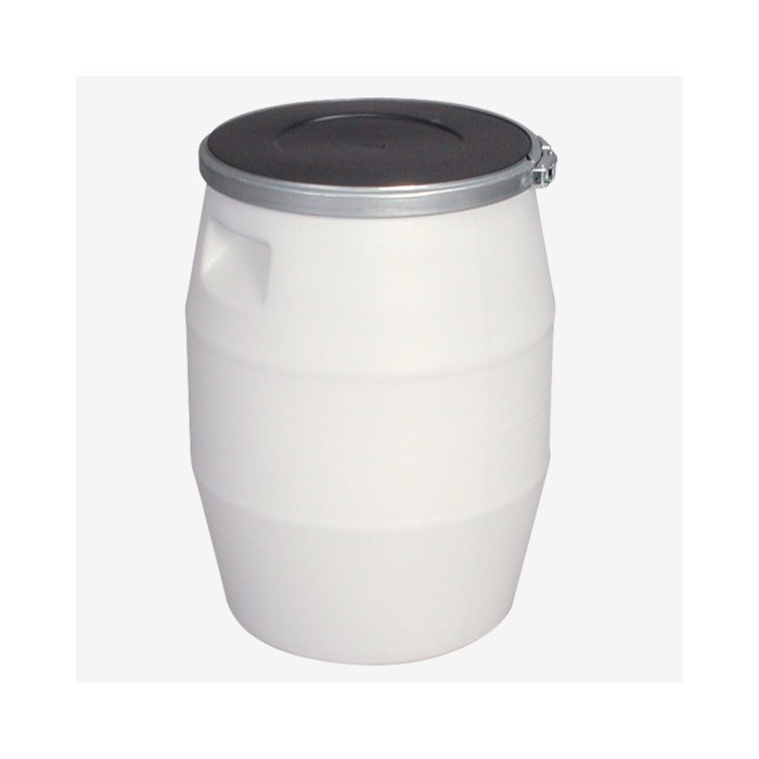 FUT 50L + GENOUILLERE METAL + COUVERCLE NOIR